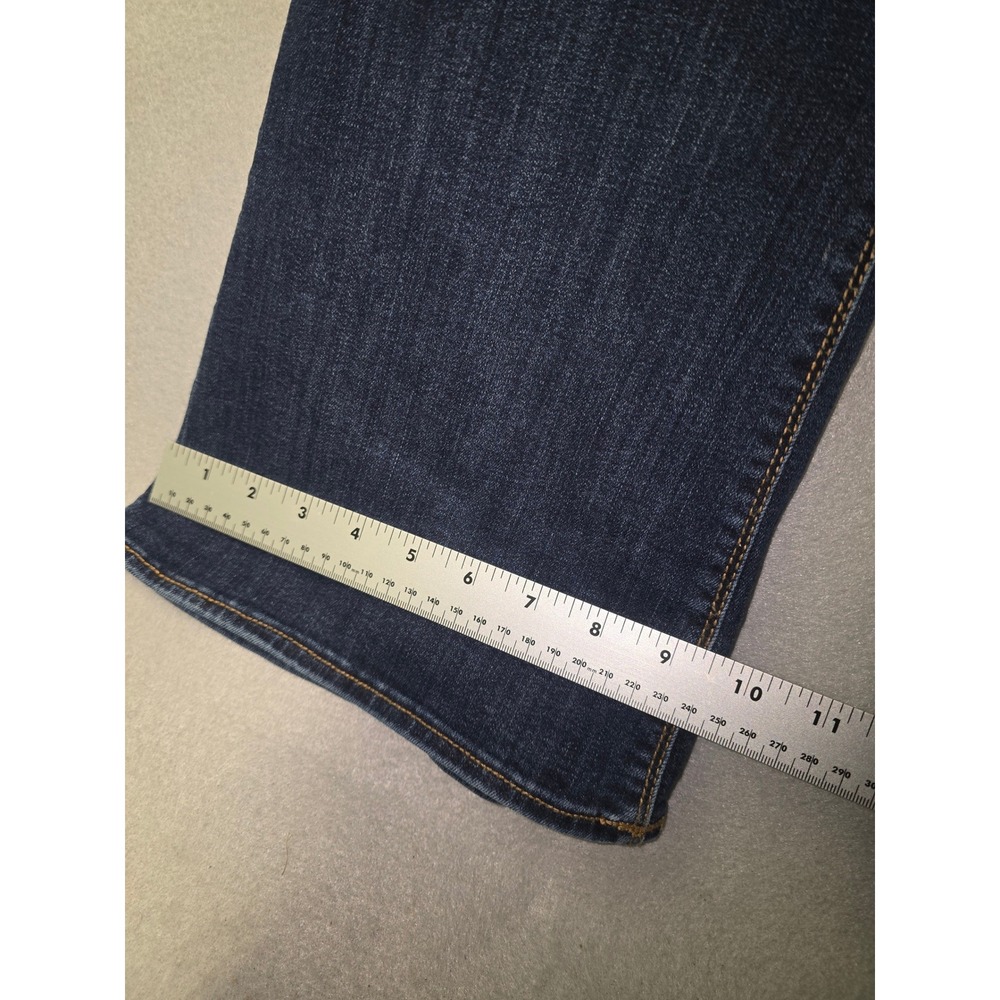American Eagle Outfitters Hi Rise Artist Flare Dark Wash Jeans Women's Size 20 S - Picture 8 of 10